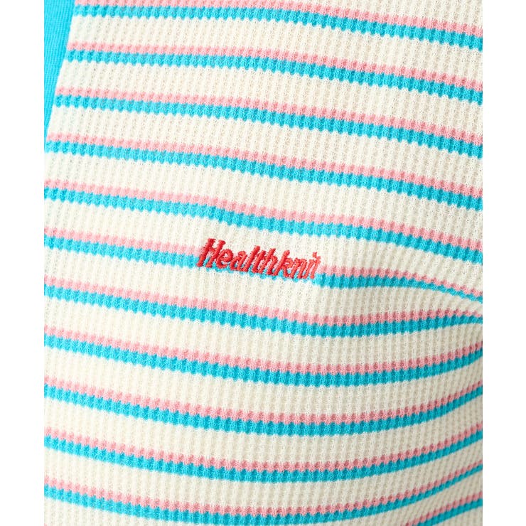 【Healthknit】【別注】マルチボーダーワッフルT/C 50/50 | SETUP7【WOMEN】 | 詳細画像7 