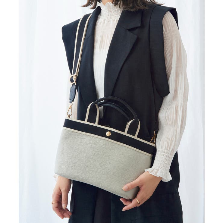 【MAISON BREEZE】ポーチ付き 2wayテープショルダーバッグ | SETUP7【WOMEN】 | 詳細画像2 