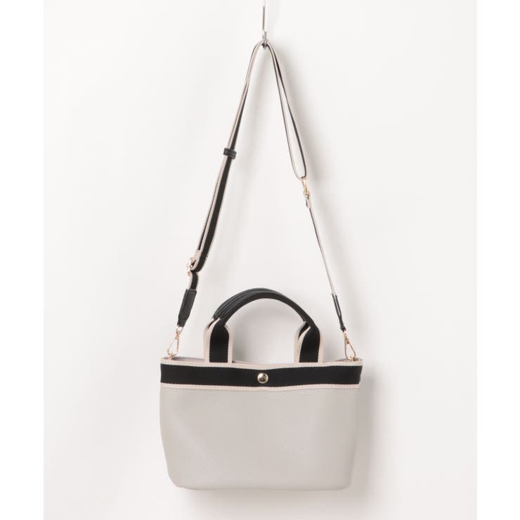 グレー | 【MAISON BREEZE】ポーチ付き 2wayテープショルダーバッグ | SETUP7【WOMEN】