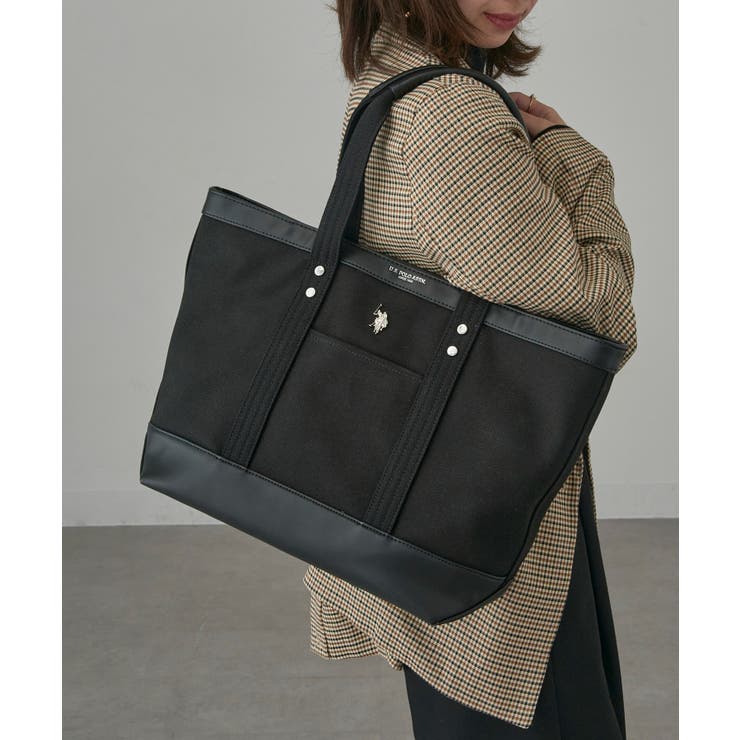 ブラック | ≪別注≫ キャンバストートバッグ PC | SETUP7【WOMEN】