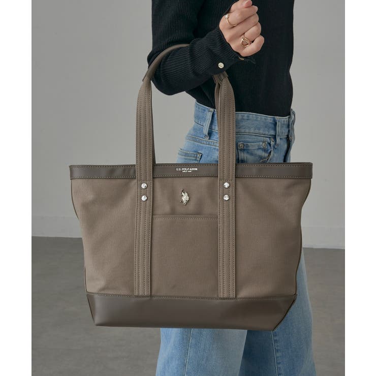 グレー | ≪別注≫ キャンバストートバッグ PC | SETUP7【WOMEN】