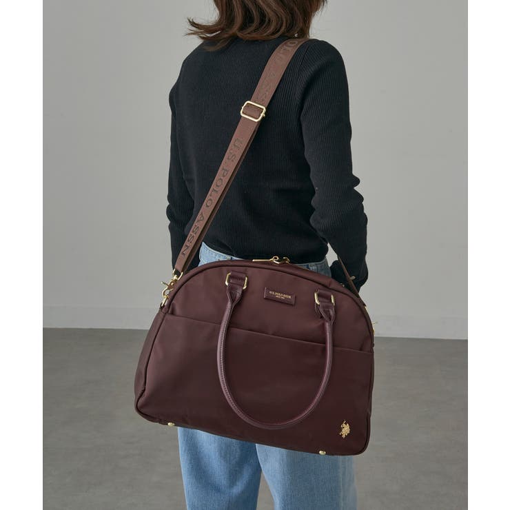 ブラウン | ≪別注≫ ショルダー付き 2wayナイロンボストンバッグ | SETUP7【WOMEN】