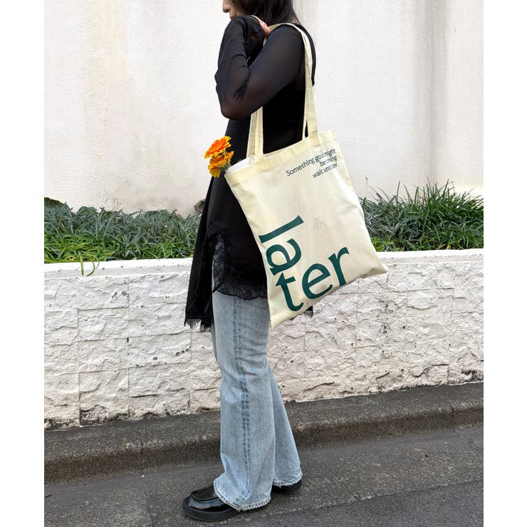 【United Athle】flat tote bag "later" | SETUP7【WOMEN】 | 詳細画像19 