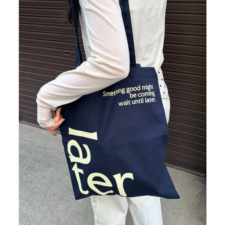 【United Athle】flat tote bag "later" | SETUP7【WOMEN】 | 詳細画像2 