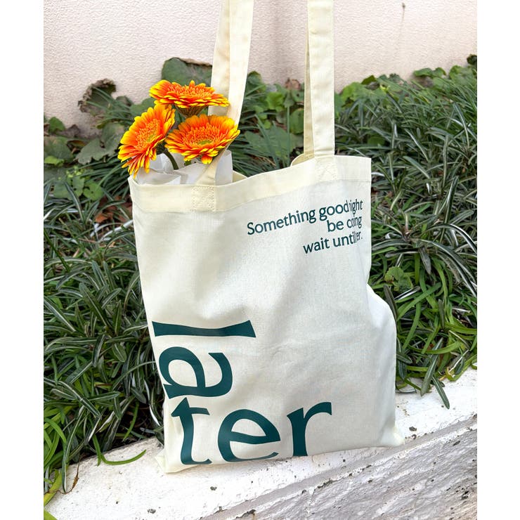 【United Athle】flat tote bag "later" | SETUP7【WOMEN】 | 詳細画像21 