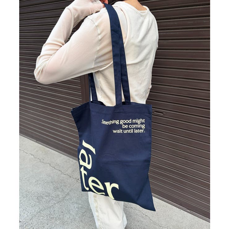 【United Athle】flat tote bag "later" | SETUP7【WOMEN】 | 詳細画像3 