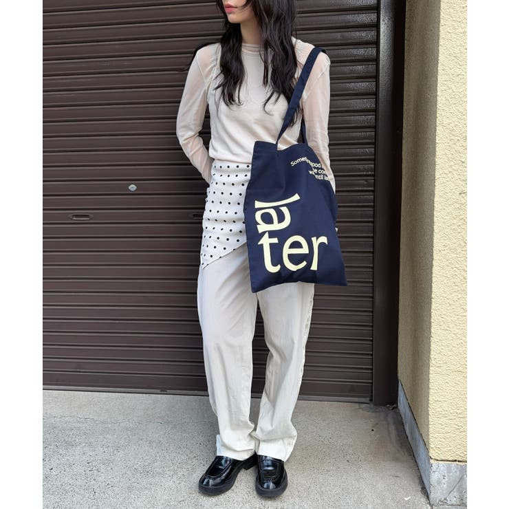 【United Athle】flat tote bag "later" | SETUP7【WOMEN】 | 詳細画像4 