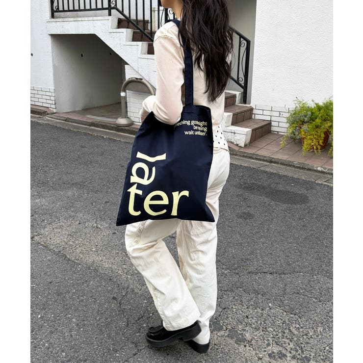【United Athle】flat tote bag "later" | SETUP7【WOMEN】 | 詳細画像5 