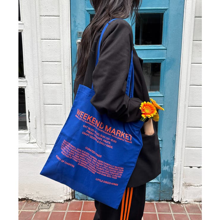 ブルー | 【United Athle】flat tote | SETUP7【WOMEN】