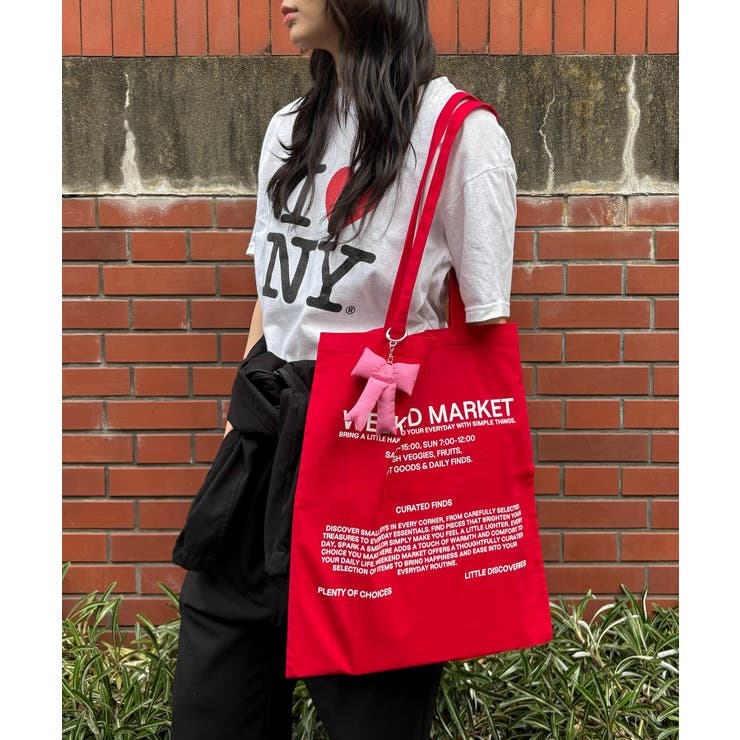 レッド | 【United Athle】flat tote | SETUP7【WOMEN】