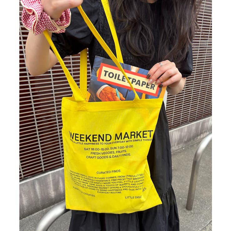 イエロー | 【United Athle】flat tote | SETUP7【WOMEN】