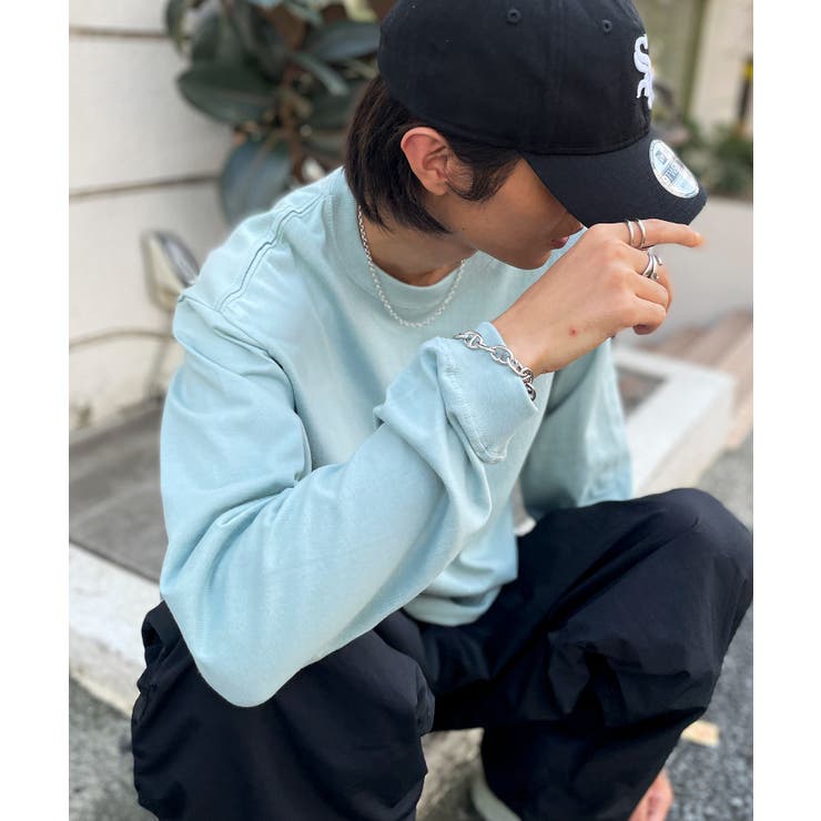 スモーキーグリーン系 | 5 6オンス リブロングスリーブTシャツ | SETUP7【WOMEN】