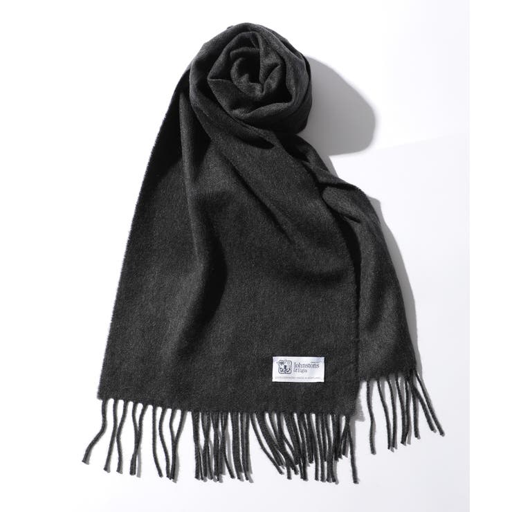 Johnstons】 100%ピュアカシミヤストールマフラー 100%[品番