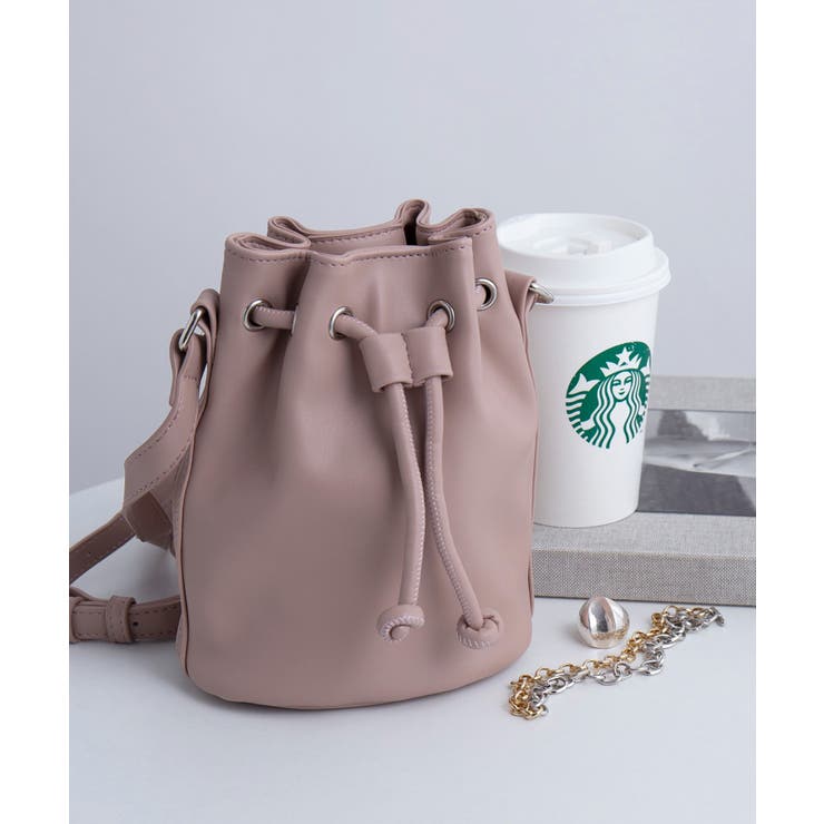 雑誌[SWEET]掲載【SETUP7】エコレザーミニ巾着バッグ SNBD[品番