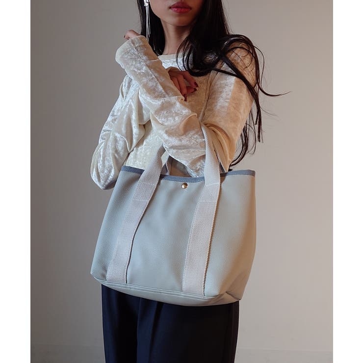 ブルー | 【SETUP7】PUレザーマルチ収納トートバッグ SNBD | SETUP7【WOMEN】