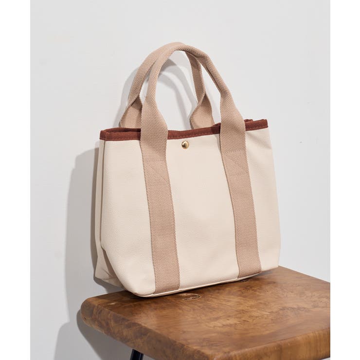 アイボリー | 【SETUP7】PUレザーマルチ収納トートバッグ SNBD | SETUP7【WOMEN】