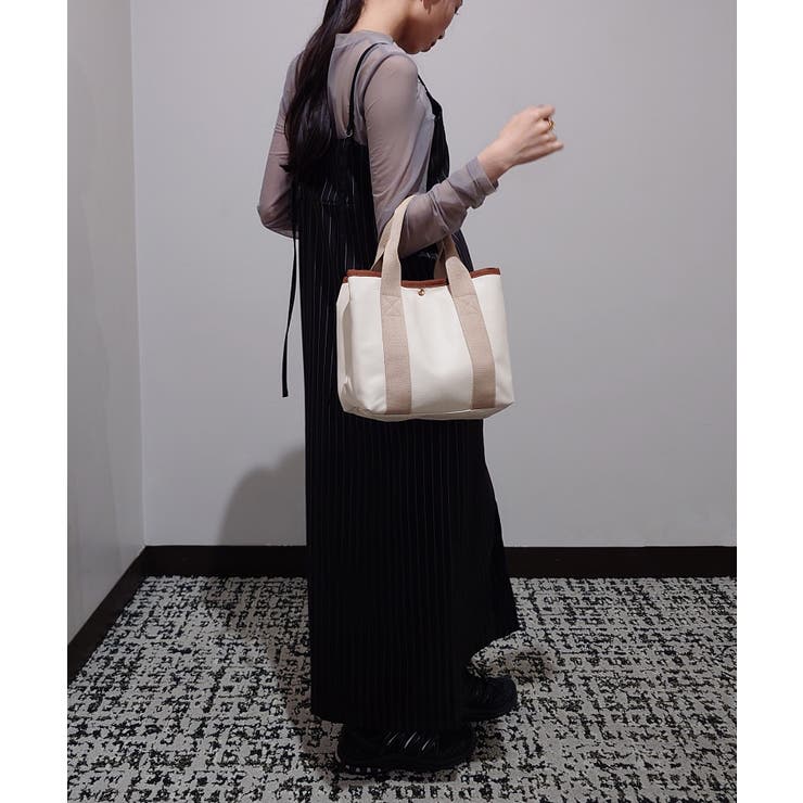 【SETUP7】PUレザーマルチ収納トートバッグ SNBD | SETUP7【WOMEN】 | 詳細画像10 