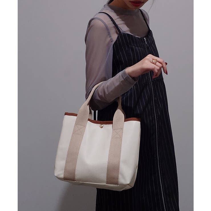 【SETUP7】PUレザーマルチ収納トートバッグ SNBD | SETUP7【WOMEN】 | 詳細画像8 