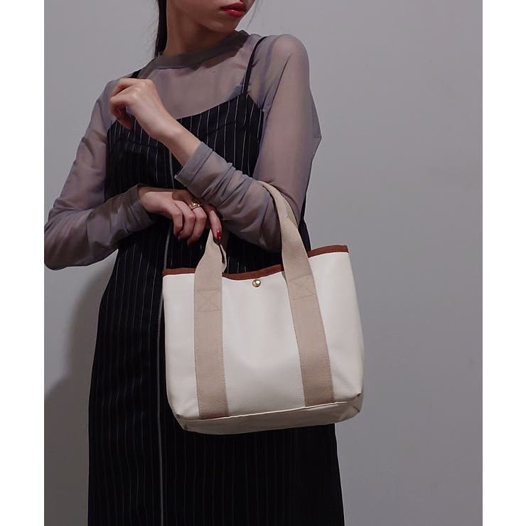 【SETUP7】PUレザーマルチ収納トートバッグ SNBD | SETUP7【WOMEN】 | 詳細画像6 