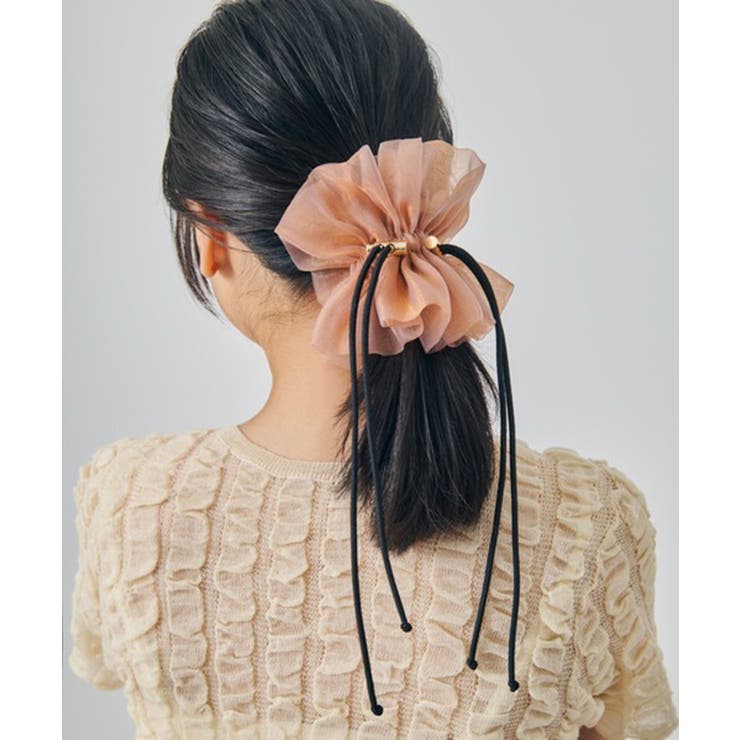 ピンク | 【GOLDY】ドローストリング シアー シュシュ / 6240503 | SETUP7【WOMEN】