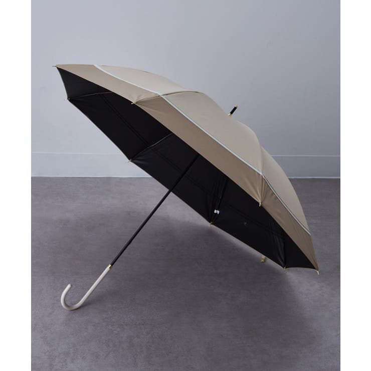 ベージュ | 【SETUP7】UVトライカラー長傘 晴雨兼用 55cm NT | SETUP7【WOMEN】