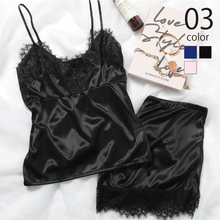 【SETUP7】レースキャミソールショートパンツセット SCCH | SETUP7【WOMEN】 | 詳細画像1 