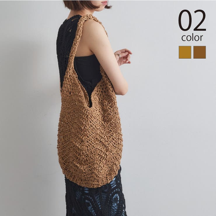 【SETUP7】編みストロートートバッグ KNF128 | SETUP7【WOMEN】 | 詳細画像1 