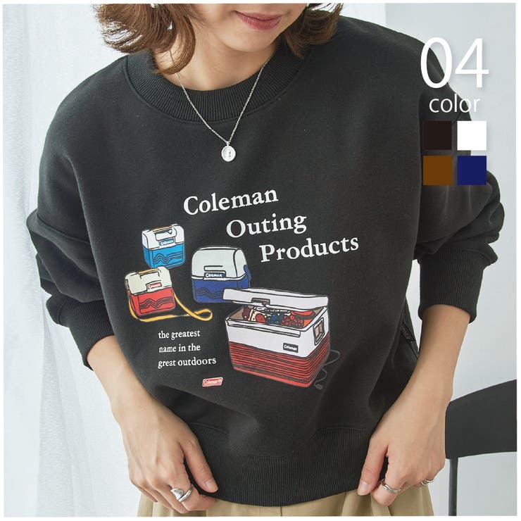 【Coleman】great outdoors ヴィンテージライクスウェット | SETUP7【WOMEN】 | 詳細画像1 