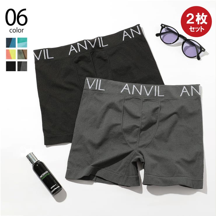 【ANVIL】2Pナイロン成形ボクサー ANV73B2 | SETUP7【MEN】 | 詳細画像1 