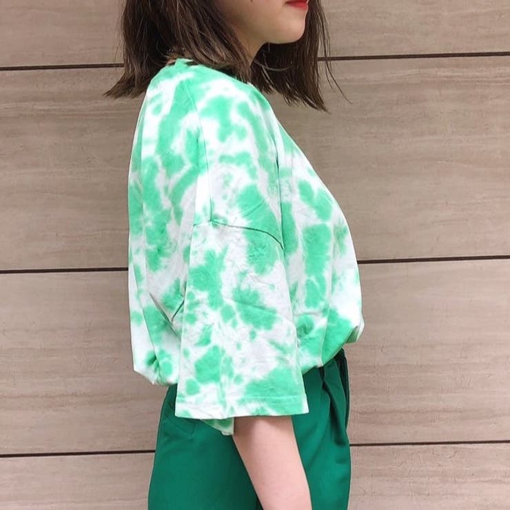 ロゴ刺繍タイダイTシャツ fit=scale-down,w=1200