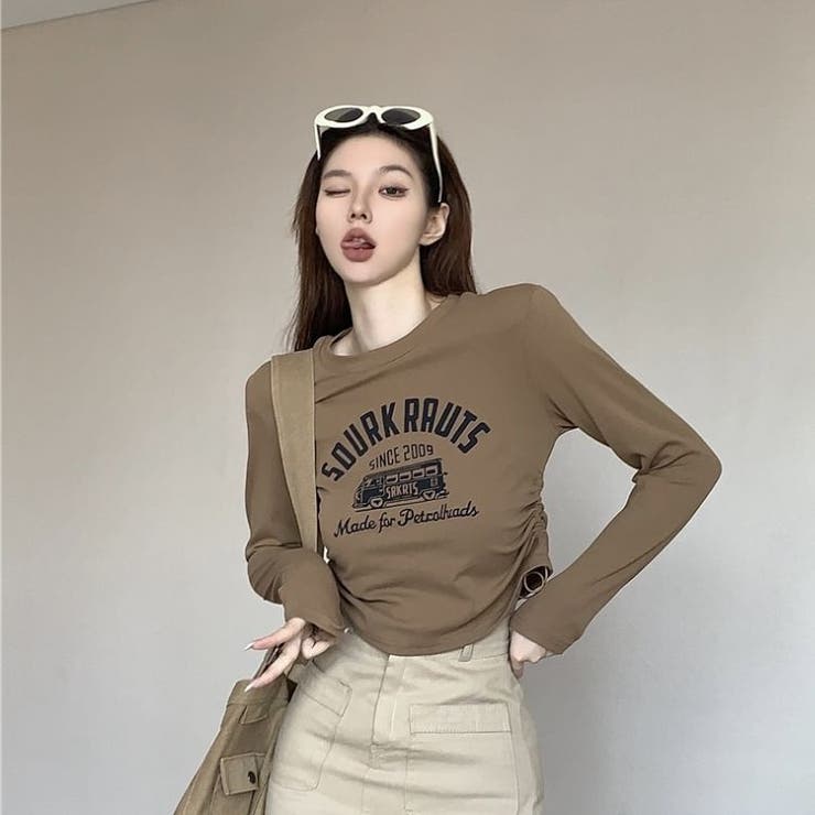 ブラウン | SOURKRAUTSロンT 韓国 ストリート  | sevens