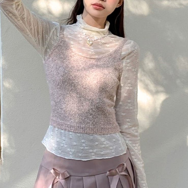 Cable Drawstring Camisole Knit – Uhr Online store