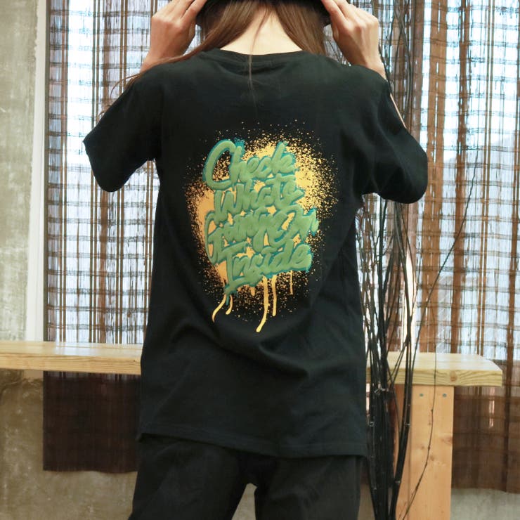 311793  スプレーグラフティロゴ発泡プリント天竺ビッグ半袖Tシャツ[品番：ATYW0001801]｜sevens（セブンズ）のレディースファッション通販｜SHOPLIST（ショップリスト）