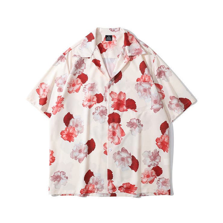 SEVENTEN 花柄襟付きシャツ 開襟花柄シャツ レディース メンズ[品番：ATYW0001896]｜sevens