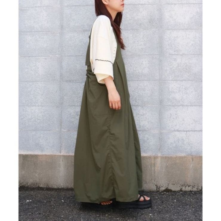 ミリタリーワンピース 大人カジュアル シンプル オーバーオール | sevens | 詳細画像7 