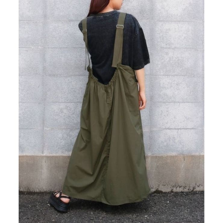 ミリタリーワンピース 大人カジュアル シンプル オーバーオール | sevens | 詳細画像11 