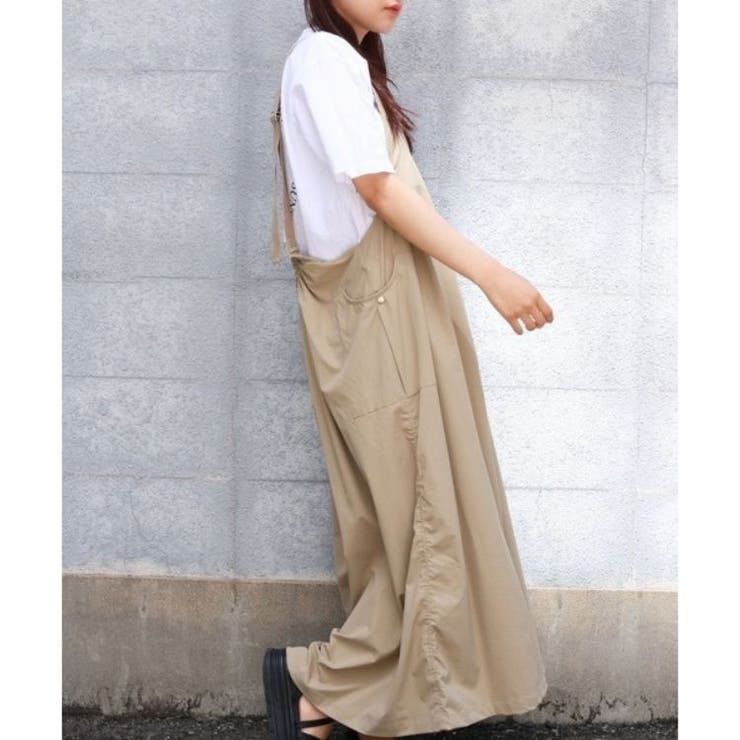 ミリタリーワンピース 大人カジュアル シンプル オーバーオール | sevens | 詳細画像13 