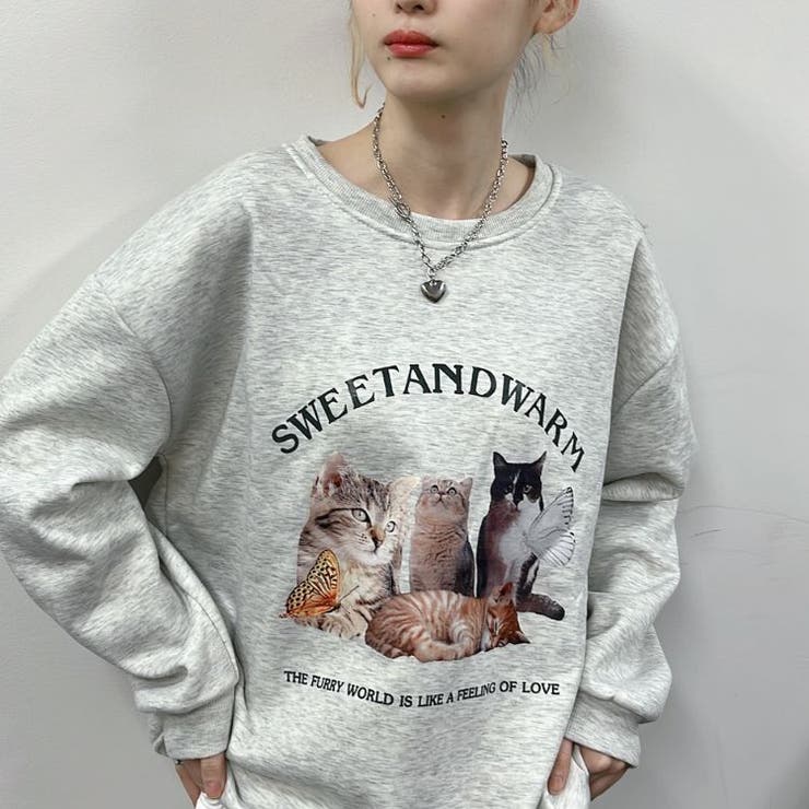 美品⭐︎ 67nowos スウェット スウェットトレーナーWORD クルースウェットJG8172-KTX50 | スポーツ