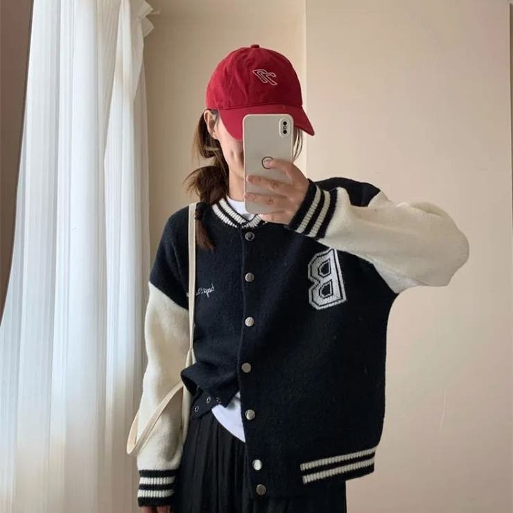 フィルメランジェ カーディガン スタジャン フィルメランジェ カーディガン スタジャン