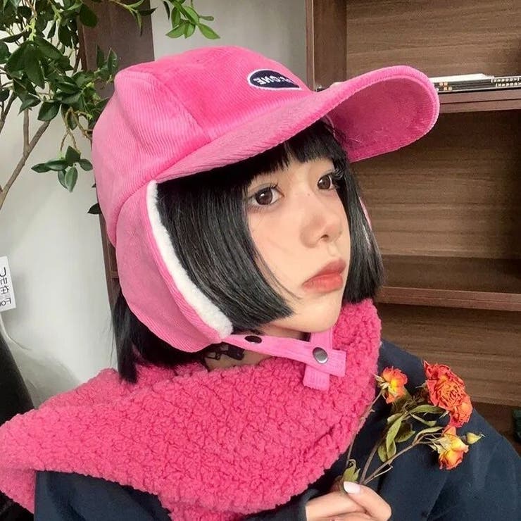 ボアフライトキャップ 韓国 古着ライク[品番：ATYW0002270]｜sevens  