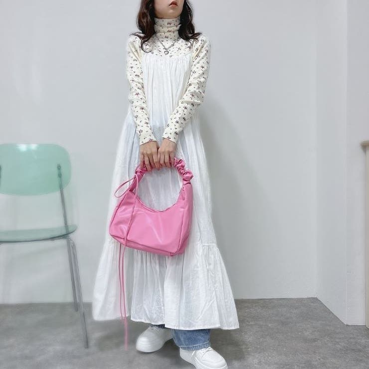 ミニフラワー柄トップス 韓国 ガーリー フェミニン 小花柄