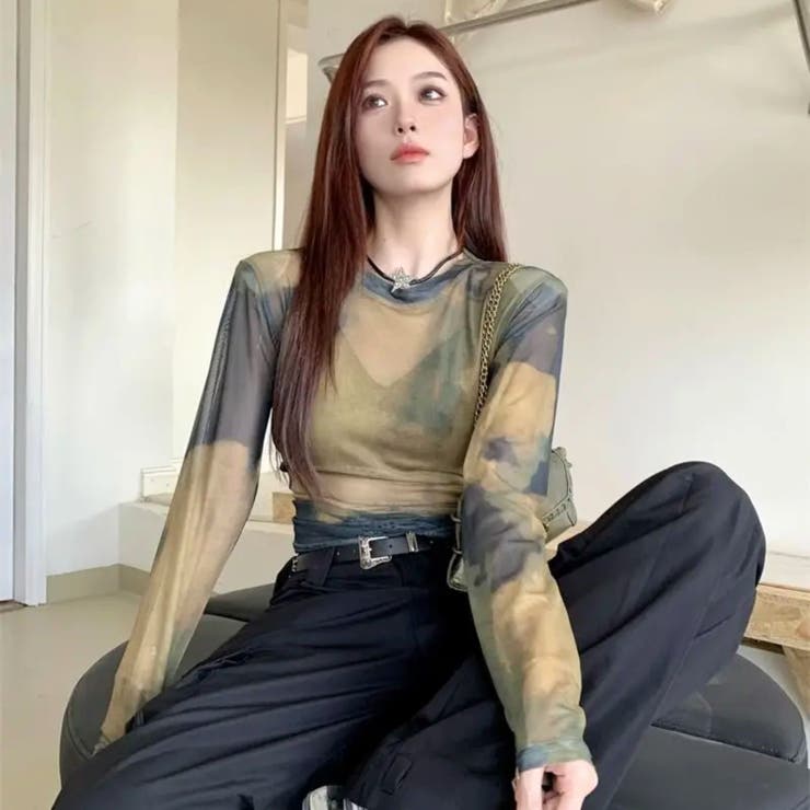 as''on アズオン SEE-THROUGH シースルー トップス 韓国 as''on アズオン SEE-THROUGH シースルー トップス 韓国