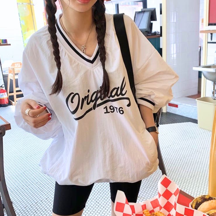 ナイロンオーバーゲームシャツ 韓国 スポーツ メンズライク ユニ