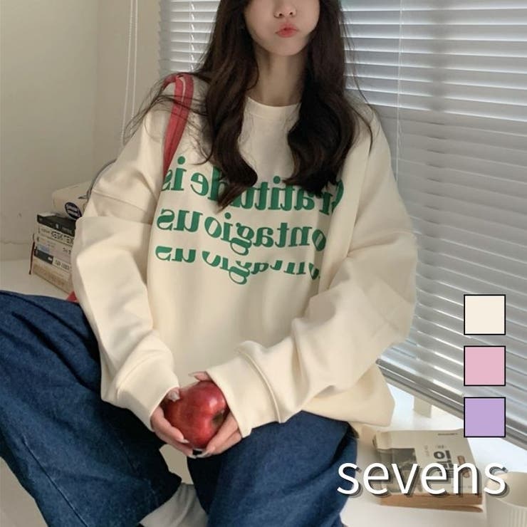 パステルトレーナー 韓国 ガーリー | sevens | 詳細画像1 