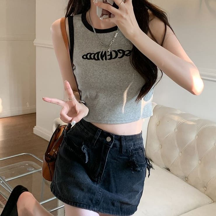 リンガータンクトップ WALLA SPORT タンクトップ RINGER TANK TOP / リンガータンク