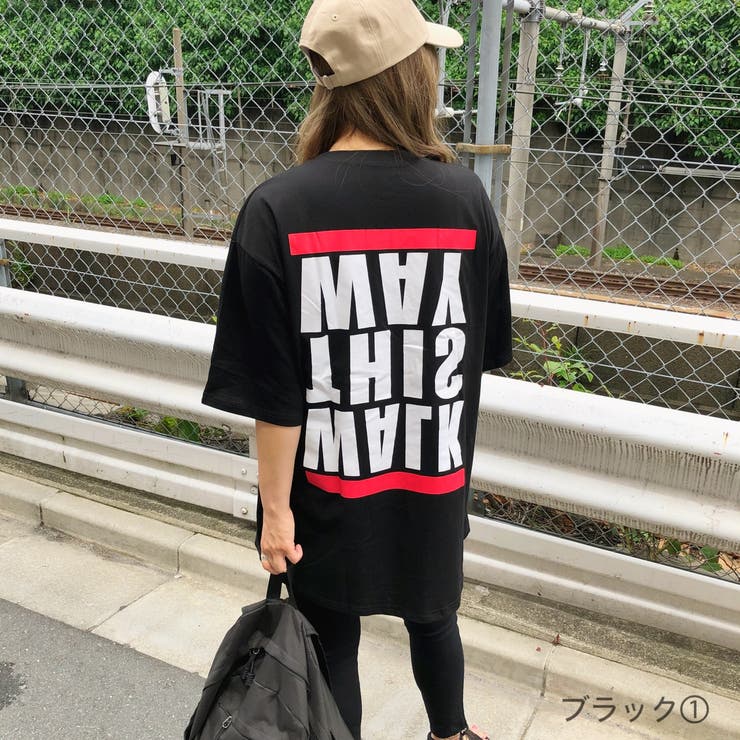 バックプリントBIGシルエットロンT Tシャツ ロンT[品番：SHNW0001001