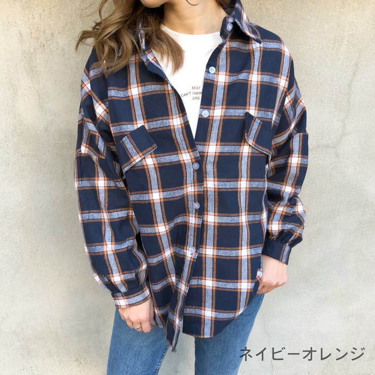 ドロップショルダーチェックシャツ シャツ トップス 品番 Shnw Sheena シーナ のレディース ファッション通販 Shoplist ショップリスト