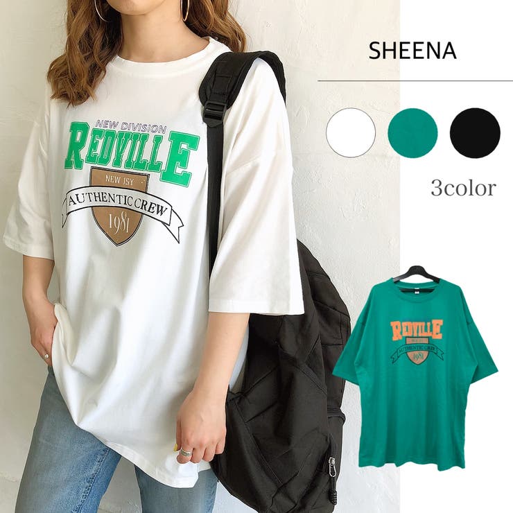 アメカジプリントルーズtシャツ 春 夏 品番 Shnw Sheena シーナ のレディースファッション通販 Shoplist ショップリスト