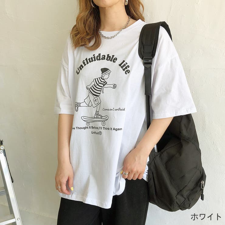 スケーターイラストプリントルーズtシャツ 春 夏 品番 Shnw Sheena シーナ のレディースファッション 通販 Shoplist ショップリスト