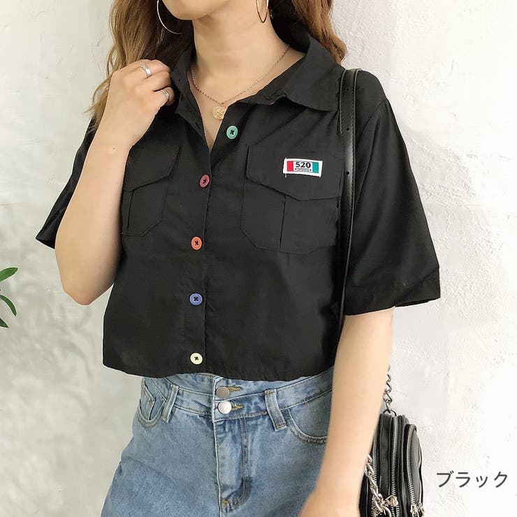 ランダムカラー釦短丈ワークシャツ 春 夏 品番 Shnw Sheena シーナ のレディースファッション 通販 Shoplist ショップリスト